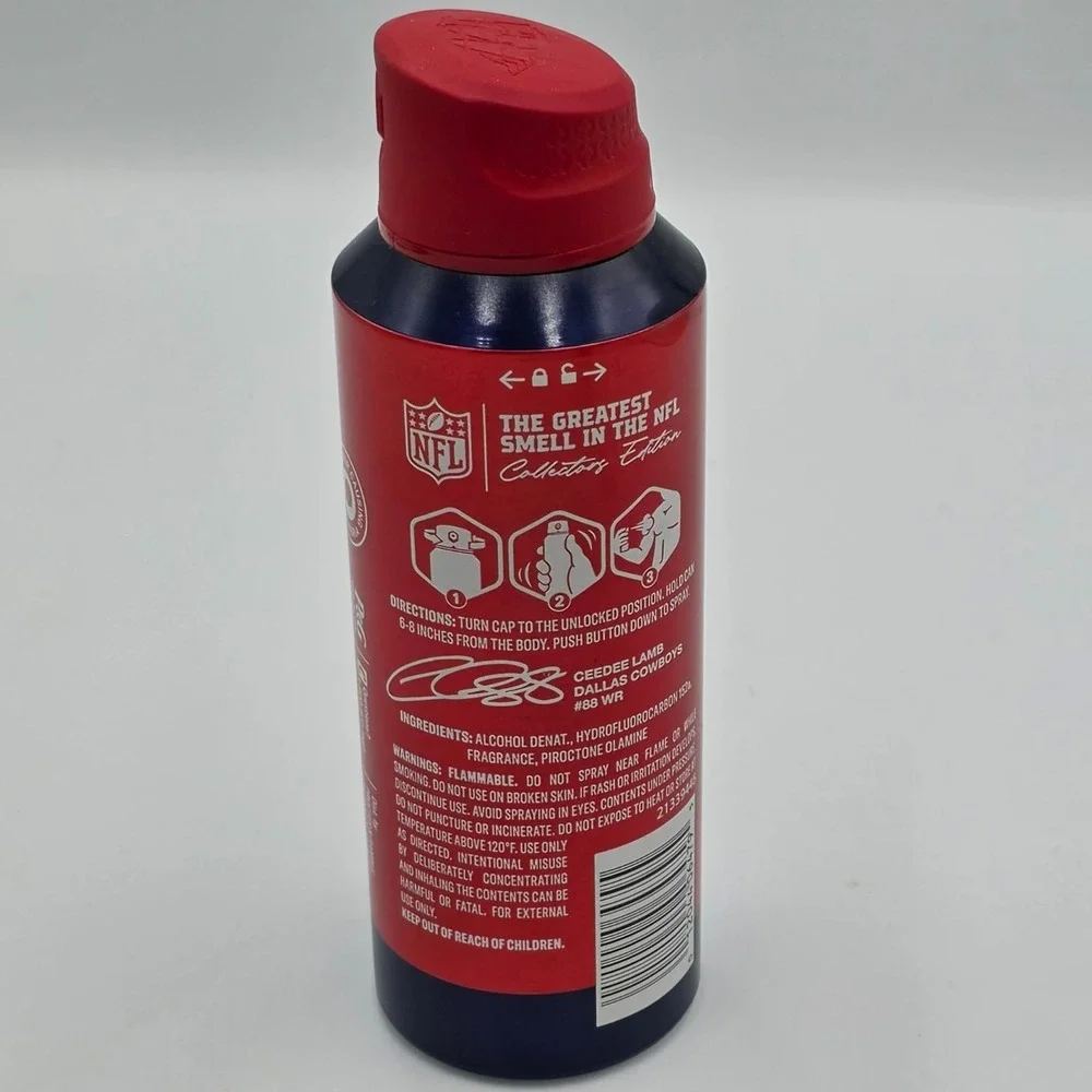 Old Spice NFL Ceedee TD Collectors Ed Aluminum Free Body Spray 5.1 oz (2 Pk)
